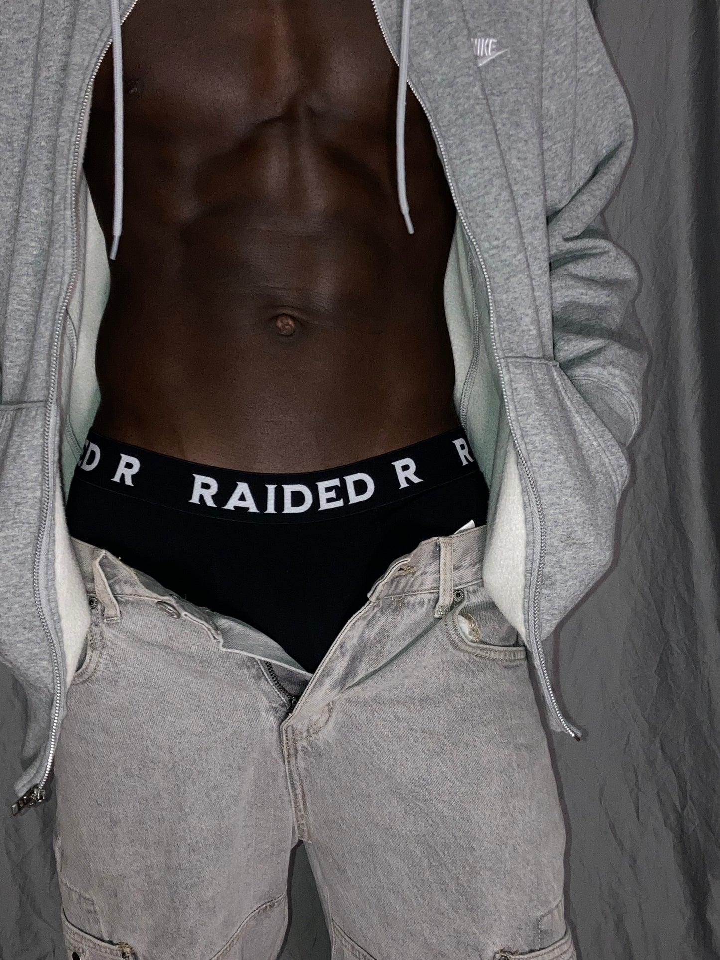RAIDED R BOXER BRIEFS