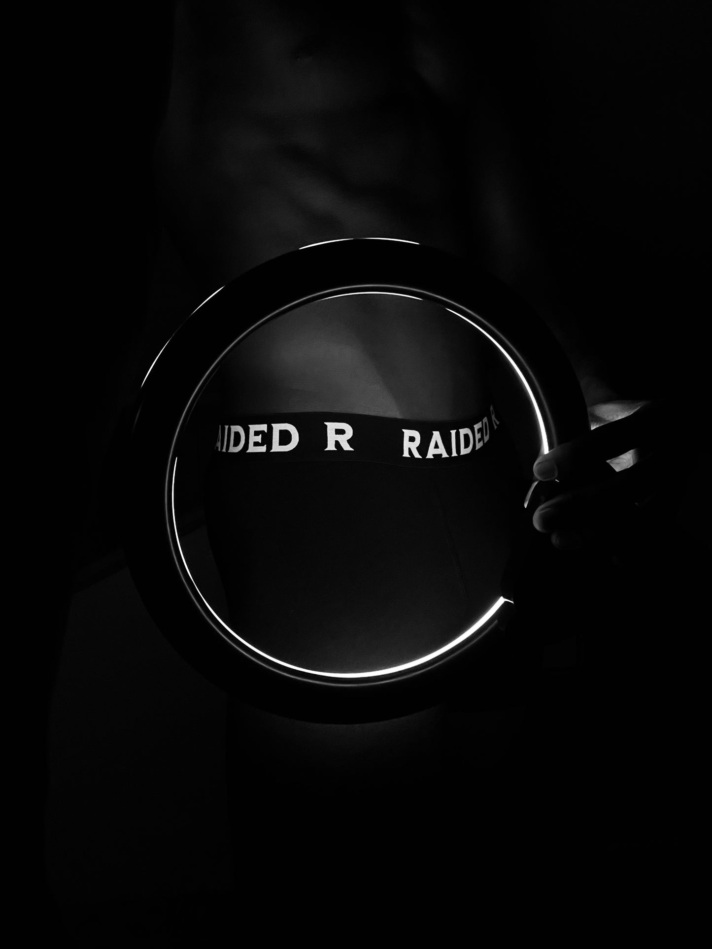 RAIDED R BOXER BRIEFS